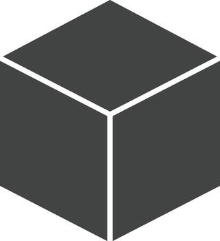 Cube icon vector image. Suitable for mobile apps, web apps and print media.