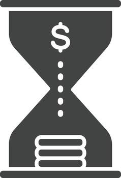 Investment Timing icon vector image. Suitable for mobile apps, web apps and print media.