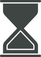 reloj de arena hecho icono vector imagen. adecuado para móvil aplicaciones, web aplicaciones y impresión medios de comunicación.