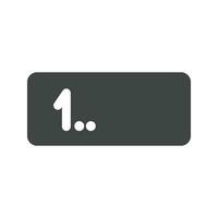 Input Numbers icon vector image. Suitable for mobile apps, web apps and print media.