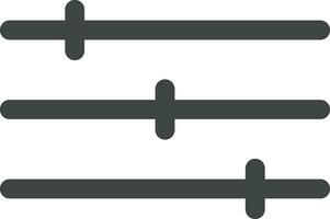 Level Slider icon vector image. Suitable for mobile apps, web apps and print media.