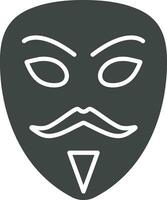 Hacker Mask icon vector image. Suitable for mobile apps, web apps and print media.