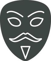 Hacker Mask icon vector image. Suitable for mobile apps, web apps and print media.