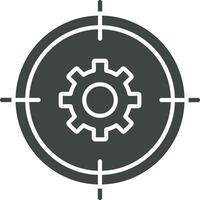 Goals Management icon vector image. Suitable for mobile apps, web apps and print media.
