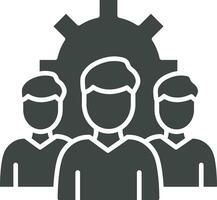 Management Team icon vector image. Suitable for mobile apps, web apps and print media.