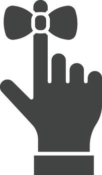 Reminder Ribbon icon vector image. Suitable for mobile apps, web apps and print media.