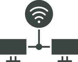 Shared Signals icon vector image. Suitable for mobile apps, web apps and print media.