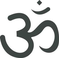 Om icon vector image. Suitable for mobile apps, web apps and print media.