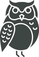 Owl icon vector image. Suitable for mobile apps, web apps and print media.