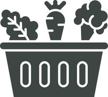 Vegetables icon vector image. Suitable for mobile apps, web apps and print media.