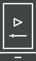 vídeo aplicación icono vector imagen. adecuado para móvil aplicaciones, web aplicaciones y impresión medios de comunicación.