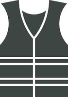 Vest icon vector image. Suitable for mobile apps, web apps and print media.