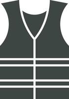 Vest icon vector image. Suitable for mobile apps, web apps and print media.