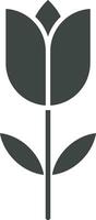 Tulip icon vector image. Suitable for mobile apps, web apps and print media.
