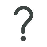 Question Mark icon vector image. Suitable for mobile apps, web apps and print media.