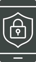 Secure Device icon vector image. Suitable for mobile apps, web apps and print media.