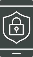 Secure Device icon vector image. Suitable for mobile apps, web apps and print media.