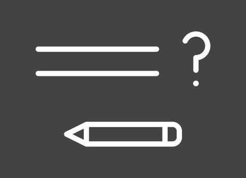 Solving Question icon vector image. Suitable for mobile apps, web apps and print media.