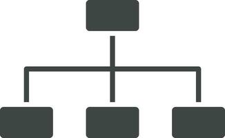 Sitemap icon vector image. Suitable for mobile apps, web apps and print media.