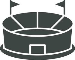 Stadium icon vector image. Suitable for mobile apps, web apps and print media.