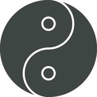 Yin Yang icon vector image. Suitable for mobile apps, web apps and print media.