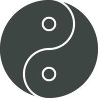 Yin Yang icon vector image. Suitable for mobile apps, web apps and print media.