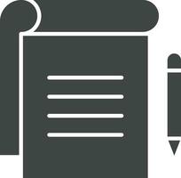 Taking Notes icon vector image. Suitable for mobile apps, web apps and print media.