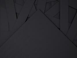 Abstract dark background with paper stack photo