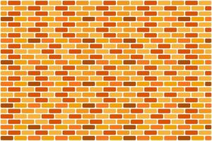 Brick wall pattern wallpaper template. Vector design.