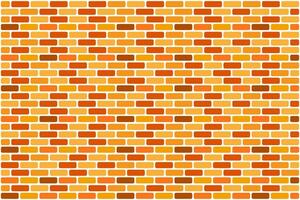 Brick wall pattern wallpaper template. Vector design.