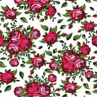 Textile floral and mix color deign vector