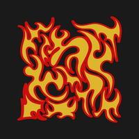 fire vector element or symbol for any purpose