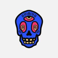 vector skull image for t-shirt, jacket, hoodie and all your design needs.