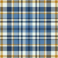 Plaid check pattern. Seamless fabric texture. Tartan textile print. vector