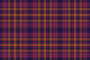 Fabric seamless pattern of textile background check with a texture tartan plaid vector. vector