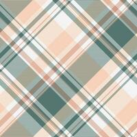 Seamless check textile of vector tartan pattern with a fabric texture background plaid.