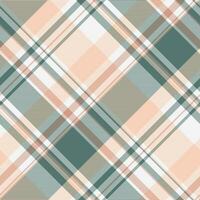 Seamless check textile of vector tartan pattern with a fabric texture background plaid.