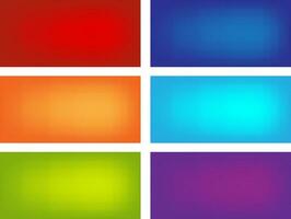 Set of colored backgrounds for euroflayer format vector