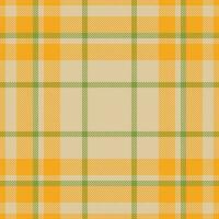 Plaid check pattern. Seamless fabric texture. Tartan textile print. vector