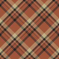 Seamless pattern of scottish tartan plaid. Repeatable background with check fabric texture. Vector backdrop striped textile print.