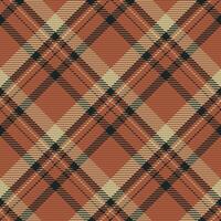 Seamless pattern of scottish tartan plaid. Repeatable background with check fabric texture. Vector backdrop striped textile print.