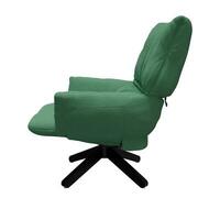 Modern accent chairs left side view 3d rendering. High quality transparent background image. photo