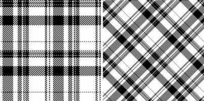 Seamless tartan background of texture vector check with a plaid textile pattern fabric.