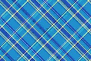Check plaid textile of fabric tartan texture with a seamless background vector pattern.