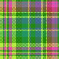 Vector fabric tartan of textile background check with a plaid pattern texture seamless.