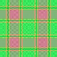 Background texture tartan of seamless plaid textile with a fabric pattern check vector. vector