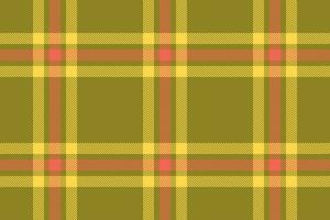 Seamless background tartan of vector texture fabric with a pattern check textile plaid.