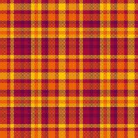 Tartan pattern vector of check plaid background with a seamless fabric texture textile.