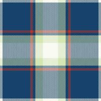 Plaid check pattern. Seamless fabric texture. Tartan textile print. vector