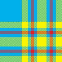 Plaid check pattern. Seamless fabric texture. Tartan textile print. vector